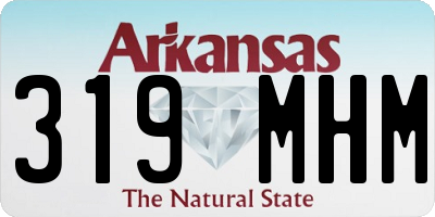 AR license plate 319MHM