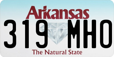 AR license plate 319MHO