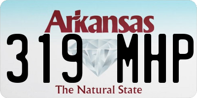 AR license plate 319MHP