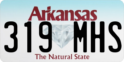 AR license plate 319MHS