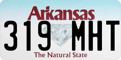 AR license plate 319MHT