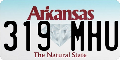 AR license plate 319MHU