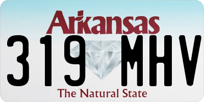 AR license plate 319MHV
