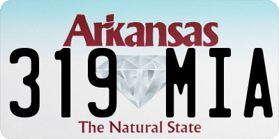 AR license plate 319MIA