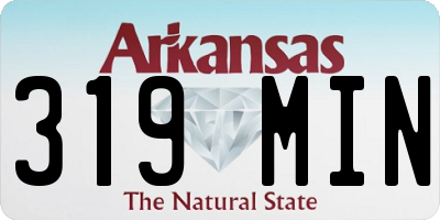AR license plate 319MIN
