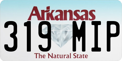 AR license plate 319MIP
