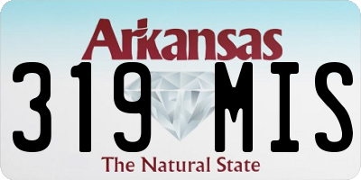 AR license plate 319MIS