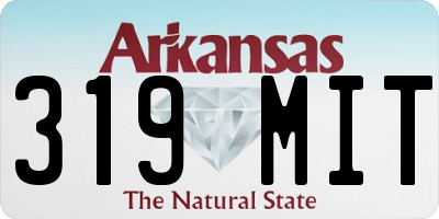 AR license plate 319MIT