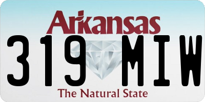 AR license plate 319MIW