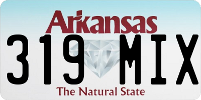 AR license plate 319MIX