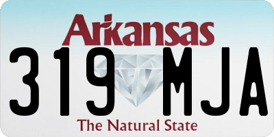AR license plate 319MJA