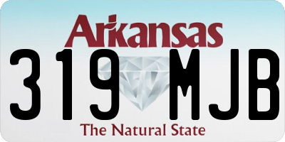 AR license plate 319MJB