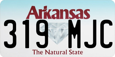 AR license plate 319MJC