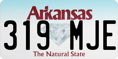 AR license plate 319MJE