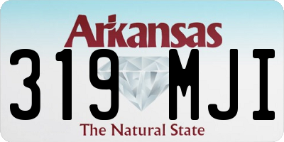 AR license plate 319MJI