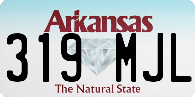 AR license plate 319MJL