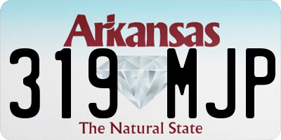 AR license plate 319MJP