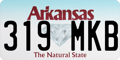 AR license plate 319MKB