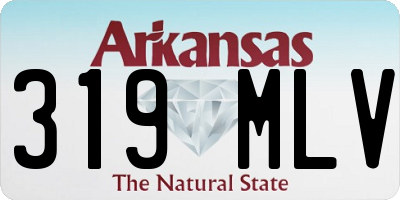 AR license plate 319MLV