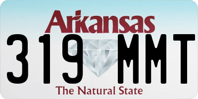 AR license plate 319MMT