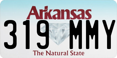 AR license plate 319MMY