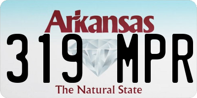AR license plate 319MPR
