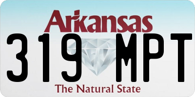 AR license plate 319MPT