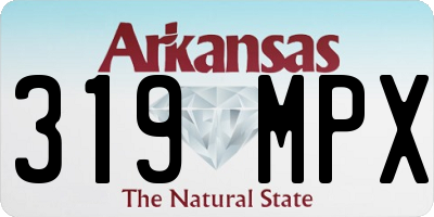 AR license plate 319MPX