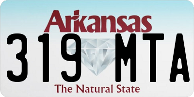 AR license plate 319MTA