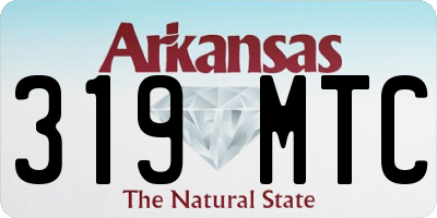AR license plate 319MTC