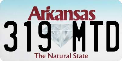 AR license plate 319MTD