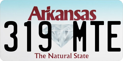 AR license plate 319MTE