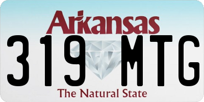 AR license plate 319MTG