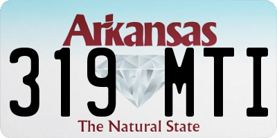 AR license plate 319MTI