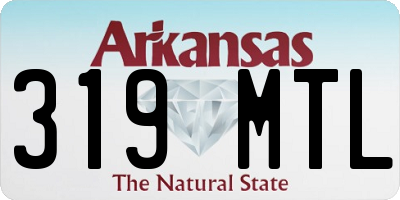 AR license plate 319MTL