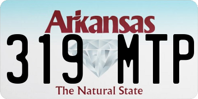 AR license plate 319MTP