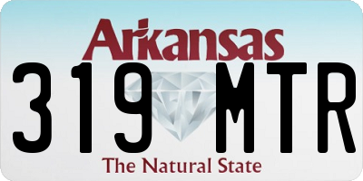 AR license plate 319MTR