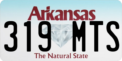 AR license plate 319MTS