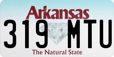 AR license plate 319MTU