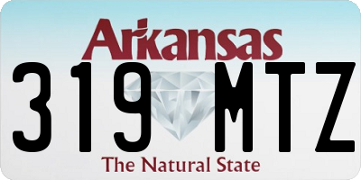 AR license plate 319MTZ