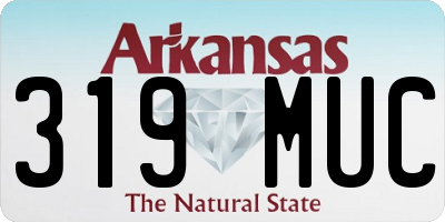 AR license plate 319MUC