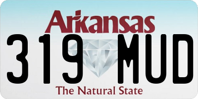 AR license plate 319MUD