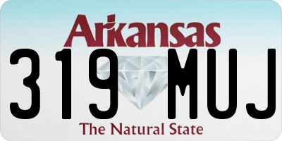 AR license plate 319MUJ