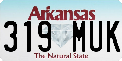 AR license plate 319MUK