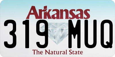 AR license plate 319MUQ
