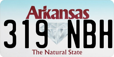AR license plate 319NBH