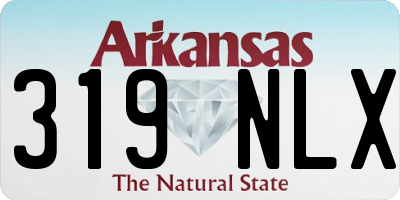 AR license plate 319NLX