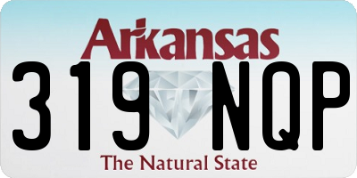 AR license plate 319NQP