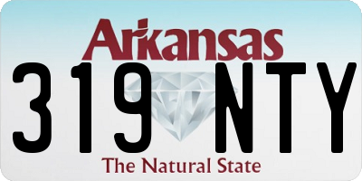 AR license plate 319NTY