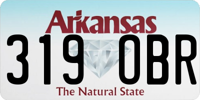 AR license plate 319OBR